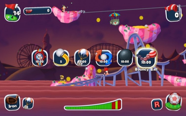 Captura de pantalla 3 - Worms Crazy Golf