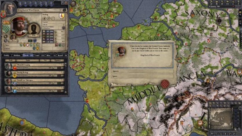 Screenshot 2 - Crusader Kings II: Early Western Clothing Pack
