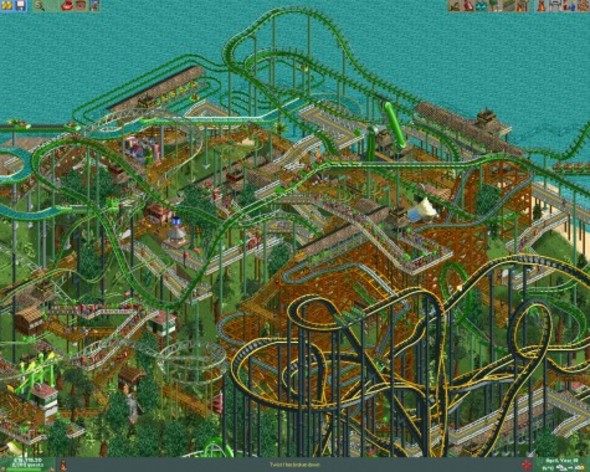 RollerCoaster Tycoon 2: fã cria pista que dura mais que o universo