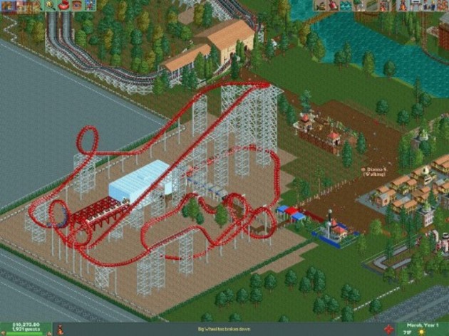 Captura de pantalla 1 - RollerCoaster Tycoon 2: Triple Thrill Pack