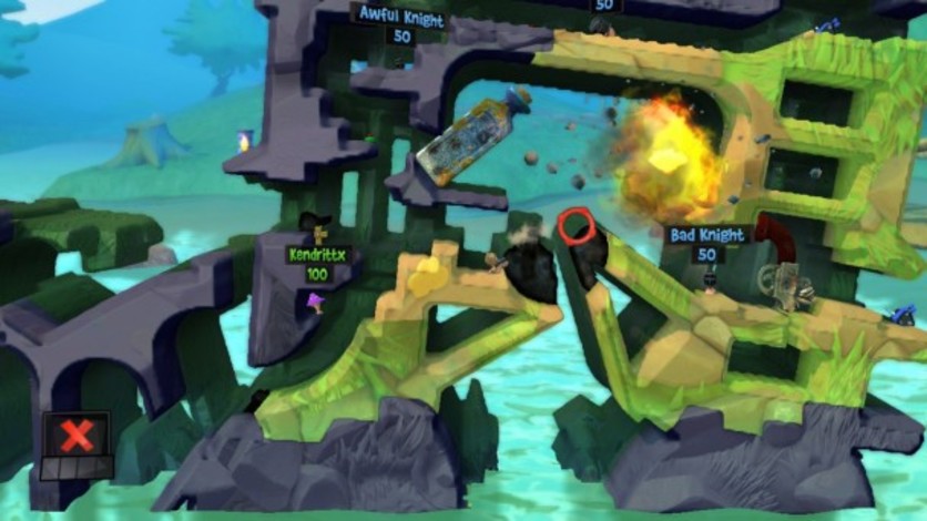 Screenshot 3 - Worms Revolution: Medieval Tales