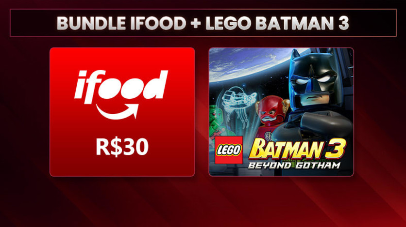 Captura de pantalla 1 - iFood - Gift Card Digital R$30 + R$10 Bônus no app  + LEGO Batman 3: Beyond Gotham