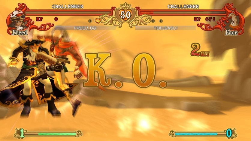 Captura de pantalla 4 - Battle Fantasia -Revised Edition-