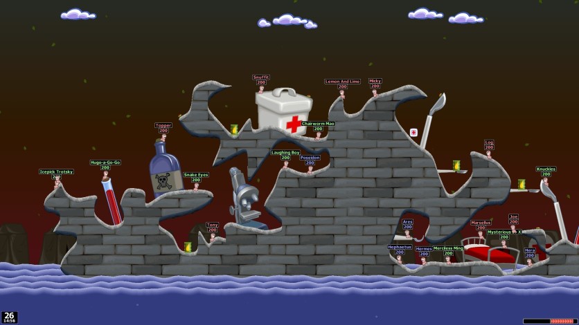 Screenshot 1 - Worms World Party Remastered