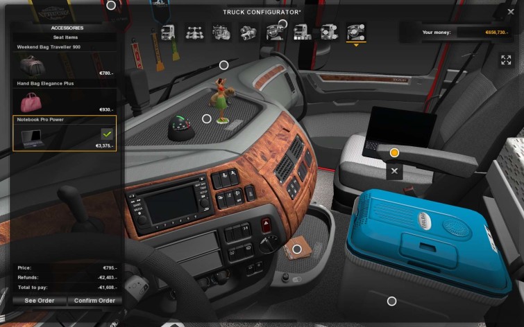 Screenshot 3 - Euro Truck Simulator 2 - Cabin Accessories