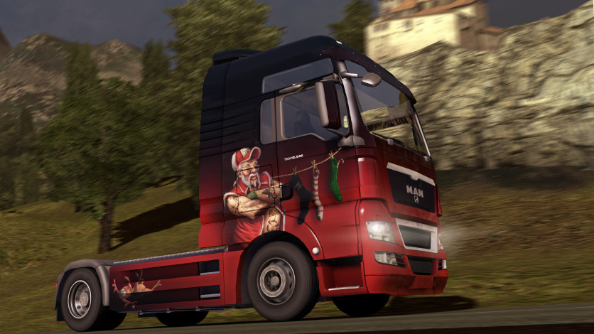 Screenshot 2 - Euro Truck Simulator 2 - Christmas Paint Jobs Pack