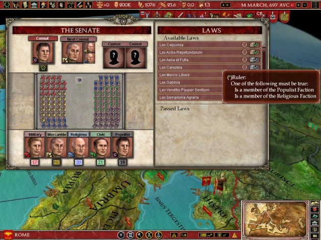 Captura de pantalla 15 - Europa Universalis: Rome - Gold Edition