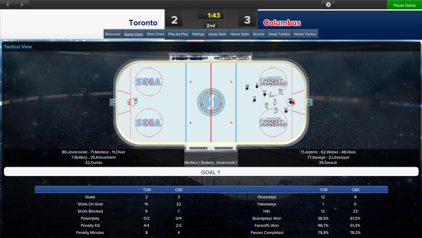 Screenshot 1 - Eastside Hockey Manager