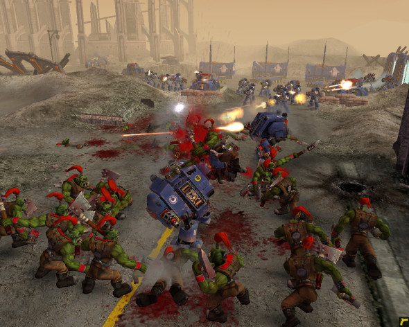 Captura de pantalla 1 - Warhammer 40,000: Dawn of War - Game of the Year