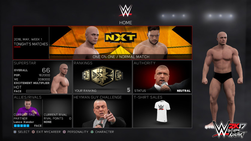 Screenshot 3 - WWE 2K17 - MyPlayer Kick Start