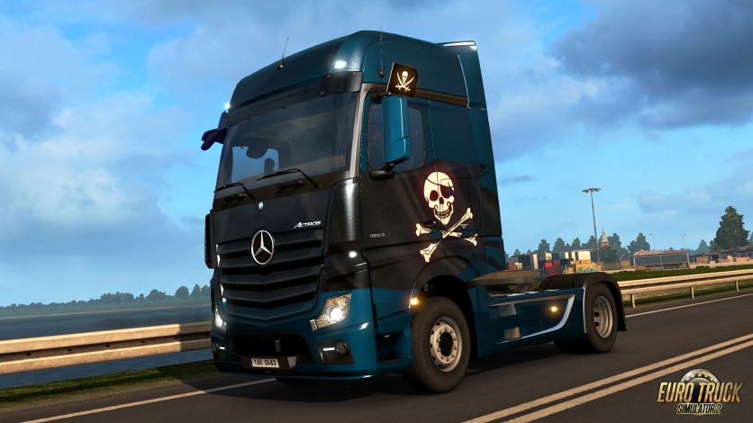 Screenshot 1 - Euro Truck Simulator 2 - Pirate Paint Jobs Pack