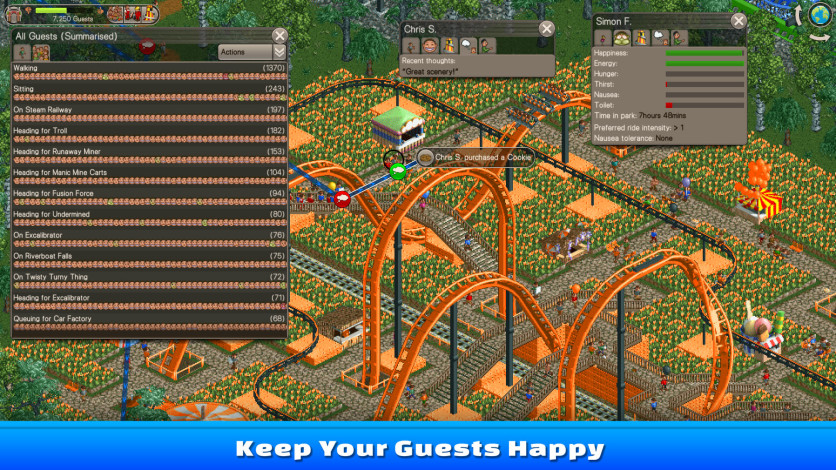 Captura de pantalla 2 - RollerCoaster Tycoon Classic