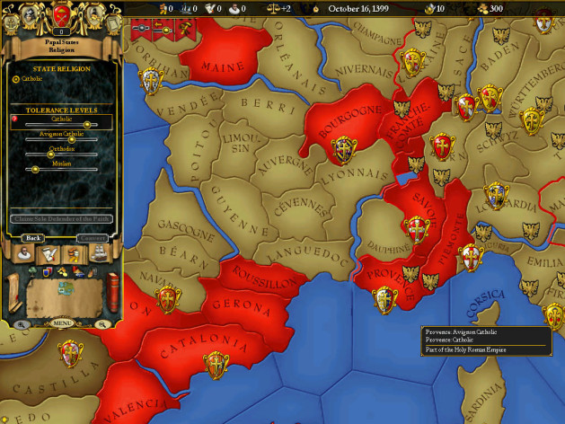 Captura de pantalla 1 - For The Glory: A Europa Universalis Game