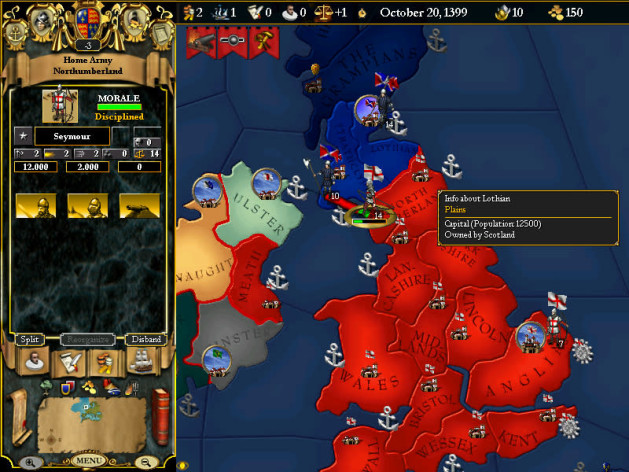 Screenshot 2 - For The Glory: A Europa Universalis Game