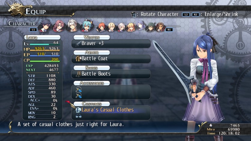 Screenshot 5 - The Legend of Heroes: Trails of Cold Steel - Class VII Casuals Set