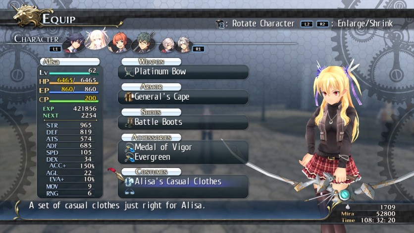 Screenshot 3 - The Legend of Heroes: Trails of Cold Steel - Class VII Casuals Set
