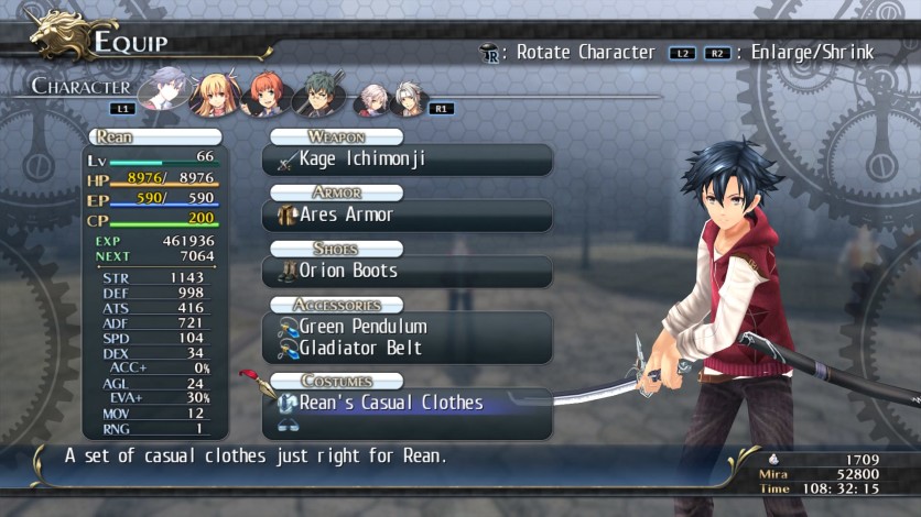 Screenshot 2 - The Legend of Heroes: Trails of Cold Steel - Class VII Casuals Set