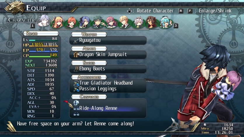 Screenshot 2 - The Legend of Heroes: Trails of Cold Steel II - All Ride-Alongs