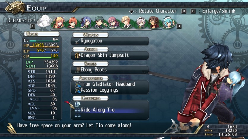 Screenshot 1 - The Legend of Heroes: Trails of Cold Steel II - All Ride-Alongs