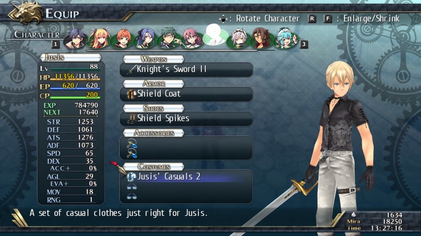 Screenshot 9 - The Legend of Heroes: Trails of Cold Steel II - All Casual Clothes