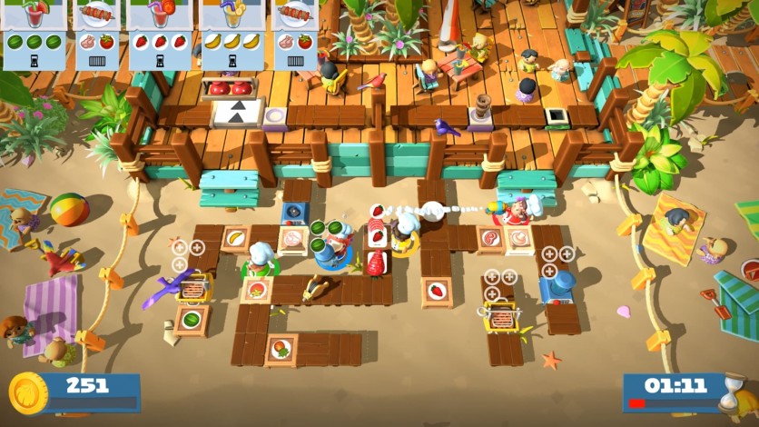 Screenshot 7 - Overcooked! 2 - Surf 'n' Turf