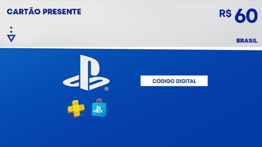 Screenshot 1 - R$60 PlayStation Store - Cartão Presente Digital