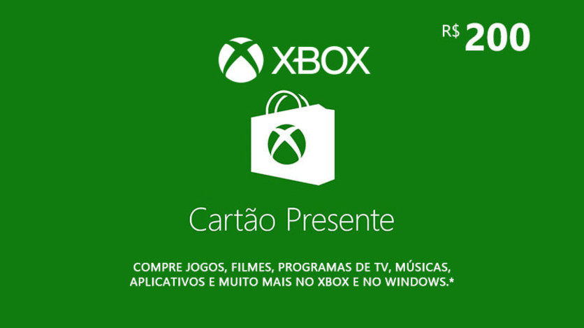 Screenshot 1 - Xbox - Cartão Presente Digital 200 Reais