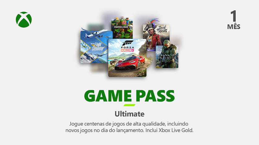 Xbox Game Pass Ultimate - 1 Mês - Faz a Boa!