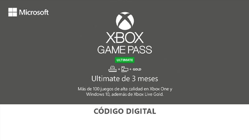 Captura de pantalla 1 - Xbox Game Pass Ultimate 3 Meses