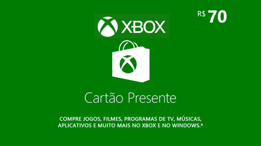 Screenshot 1 - Xbox - Digital Gift Card 70 Reais