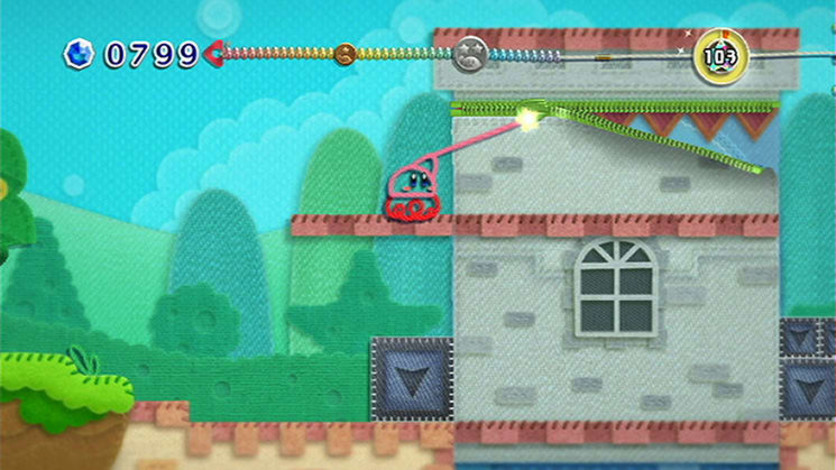Captura de pantalla 4 - Kirby's Epic Yarn