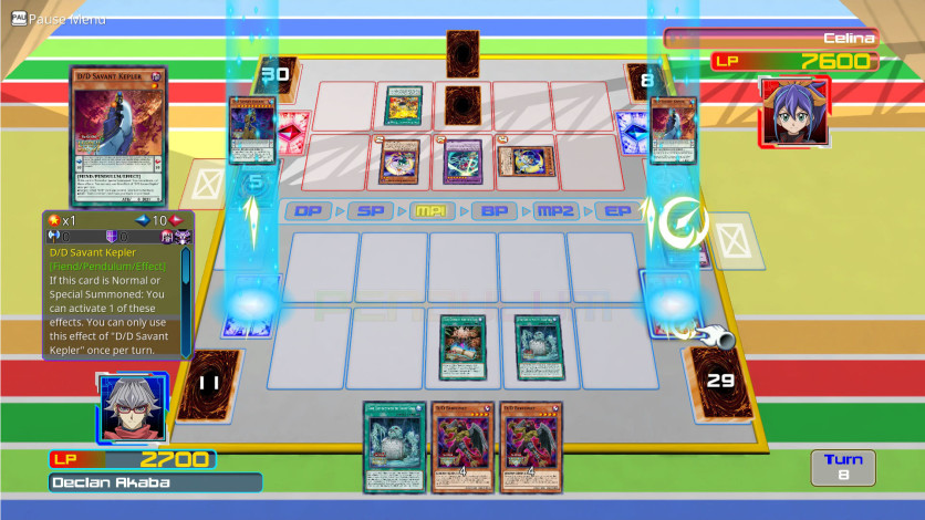 Screenshot 1 - Yu-Gi-Oh! ARC-V: Declan vs Celina