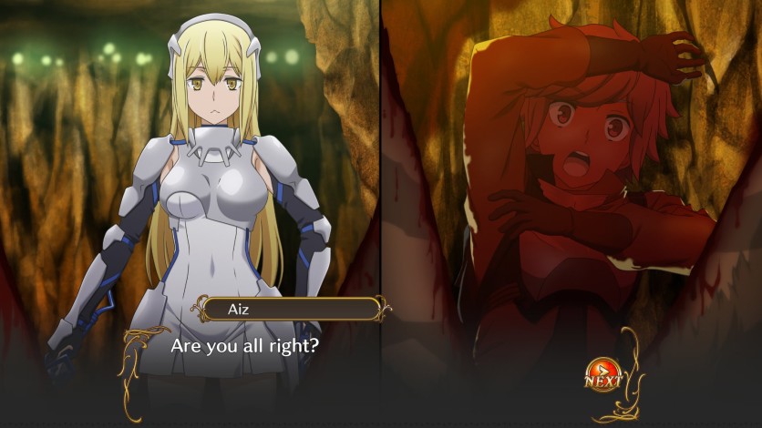 Captura de pantalla 4 - Is It Wrong to Try to Pick Up Girls in a Dungeon? Infinite Combate