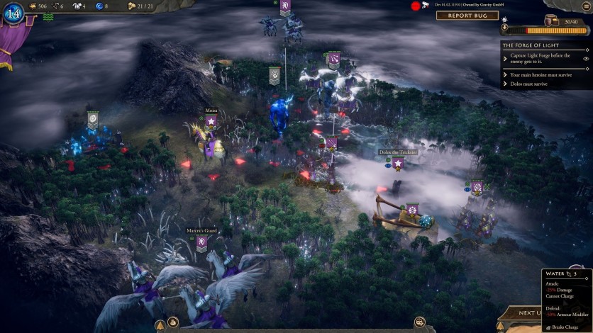 Captura de pantalla 1 - Fantasy General 2: Empire Aflame