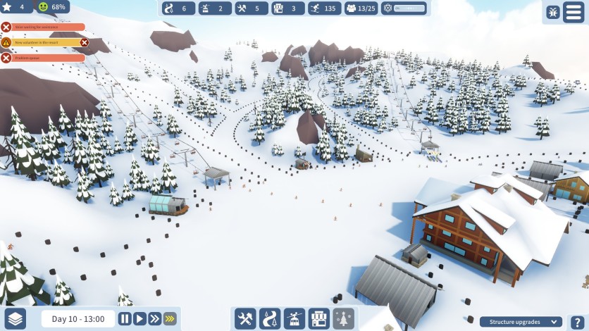 Screenshot 3 - Snowtopia: Ski Resort Tycoon