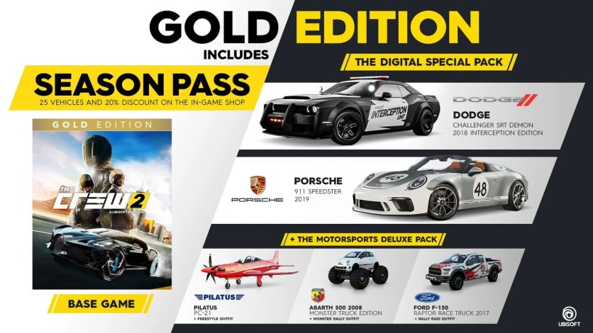 Captura de pantalla 2 - The Crew 2 - New Gold Edition