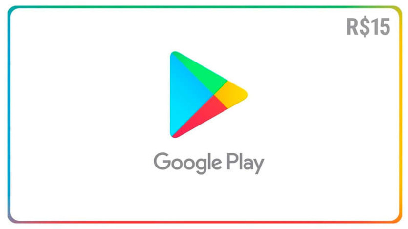 Screenshot 1 - Google Play R$15 - Gift Card Digital