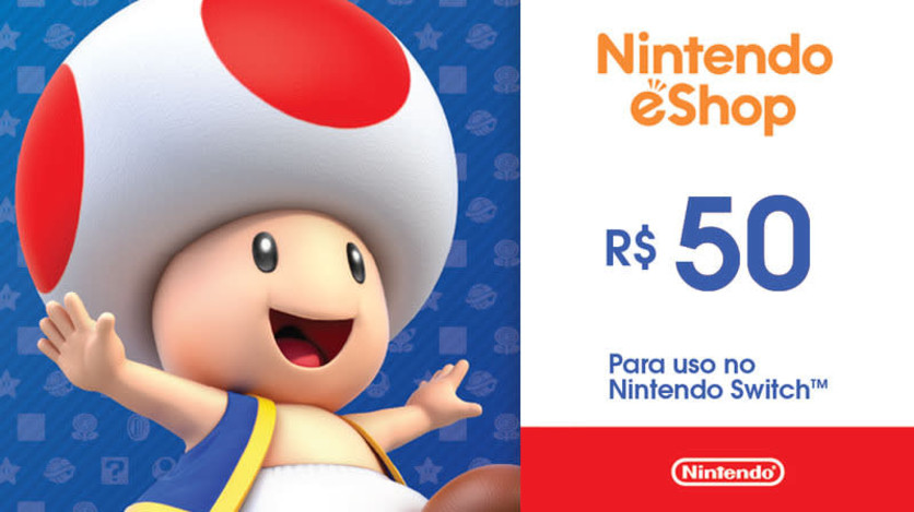 Nintendo Gift Card Digital 50 Reais Nintendo Buy it at Nuuvem