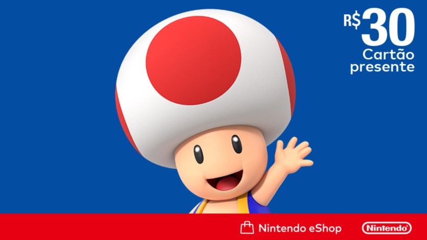 Captura de pantalla 1 - Nintendo - Gift Card Digital 30 Reais