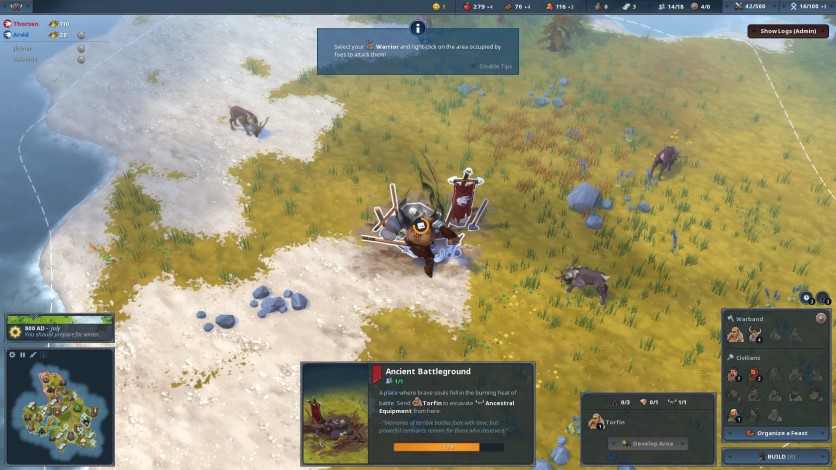 Screenshot 4 - Northgard - Himminbrjotir, Clan of the Ox