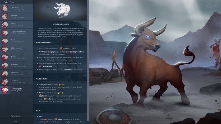 Screenshot 2 - Northgard - Himminbrjotir, Clan of the Ox