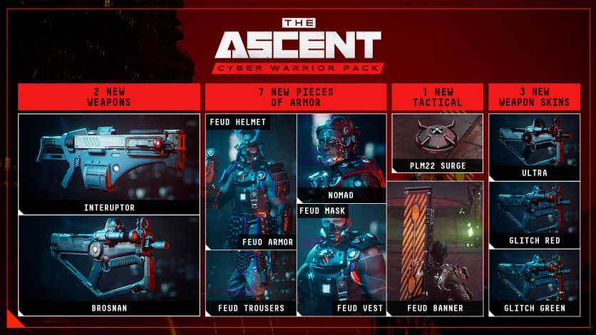 Screenshot 1 - The Ascent - Cyber Warrior Pack