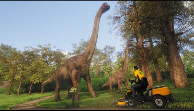 Screenshot 8 - Lawn Mowing Simulator: Dino Safari