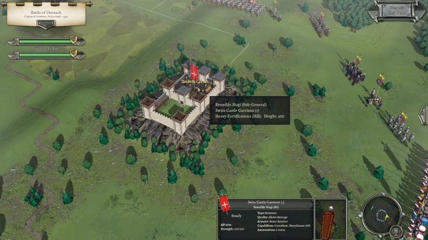 Captura de pantalla 10 - Field of Glory II: Medieval - Rise of the Swiss