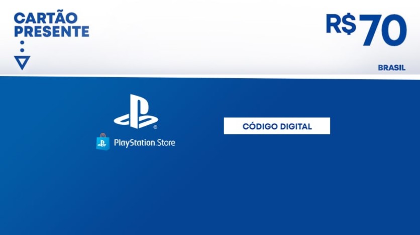 Screenshot 1 - R$70 PlayStation Store - Cartão Presente Digital