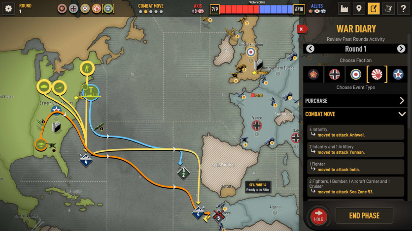 Captura de pantalla 14 - Axis & Allies 1942 Online