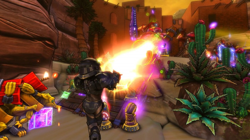 Captura de pantalla 6 - Dungeon Defenders City in the Cliffs Mission Pack