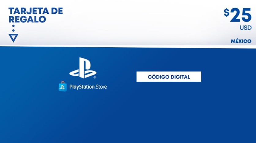 Tarjeta de contenido PlayStation Network de $25