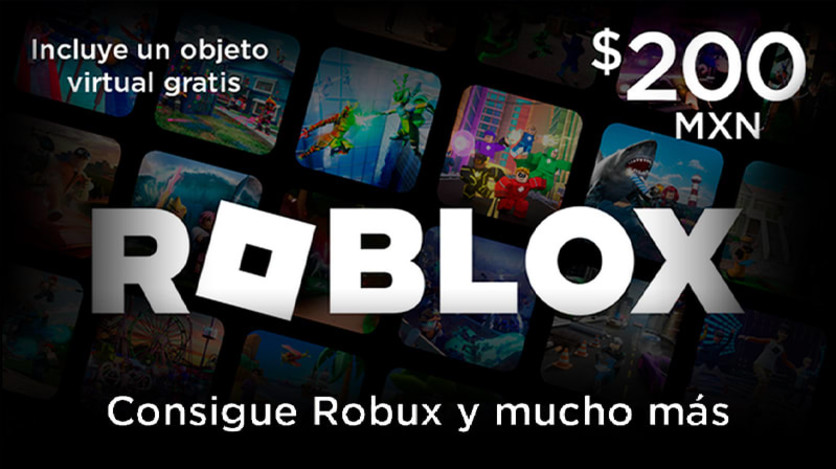 Captura de pantalla 1 - Gift Card Digital Roblox $200 MXN