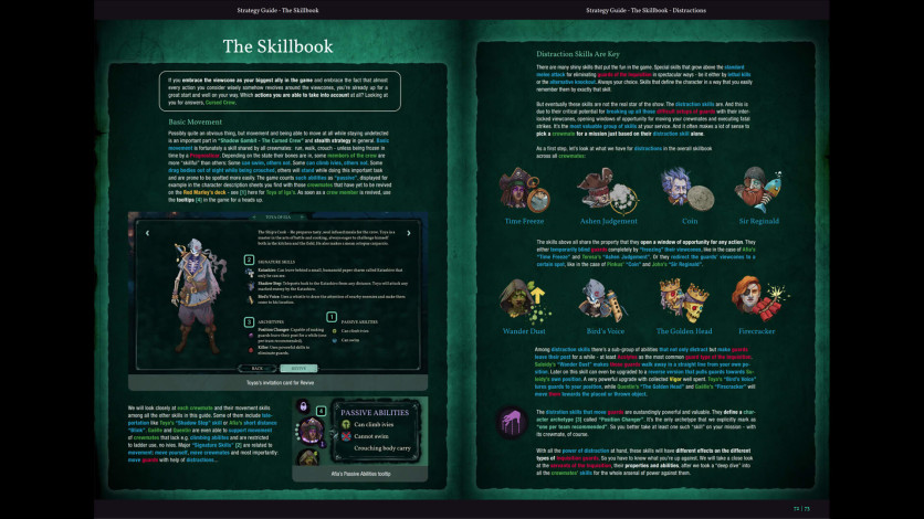 Captura de pantalla 4 - Shadow Gambit: The Cursed Crew Artbook & Strategy Guide